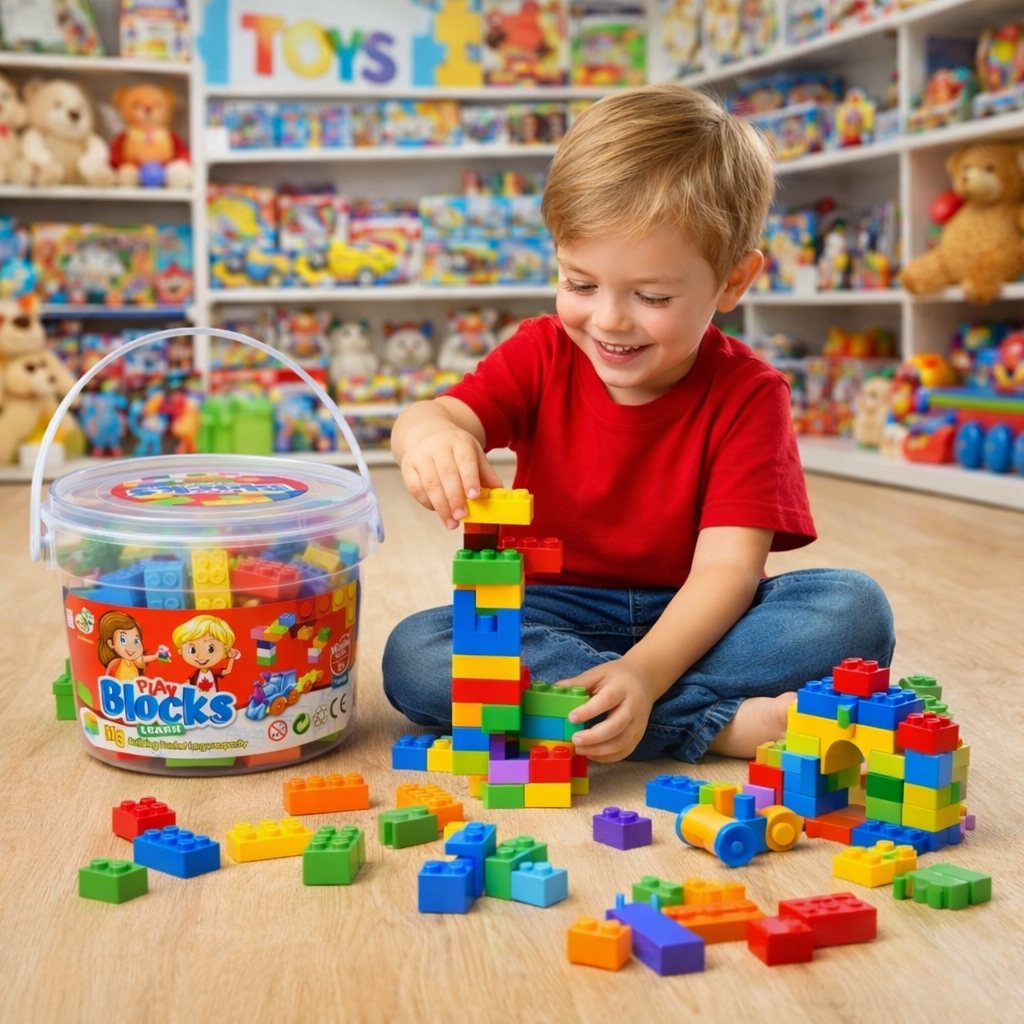 Building blocks bucket - SmartieClub