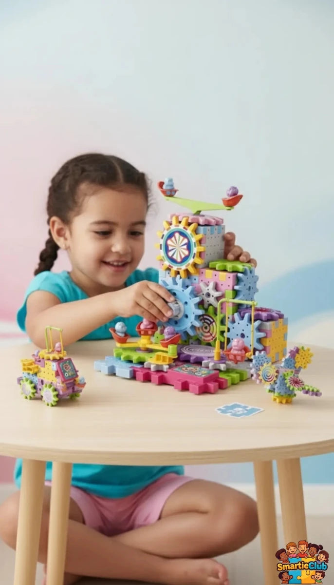 Dynamic building gears set 83 pieces - SmartieClub