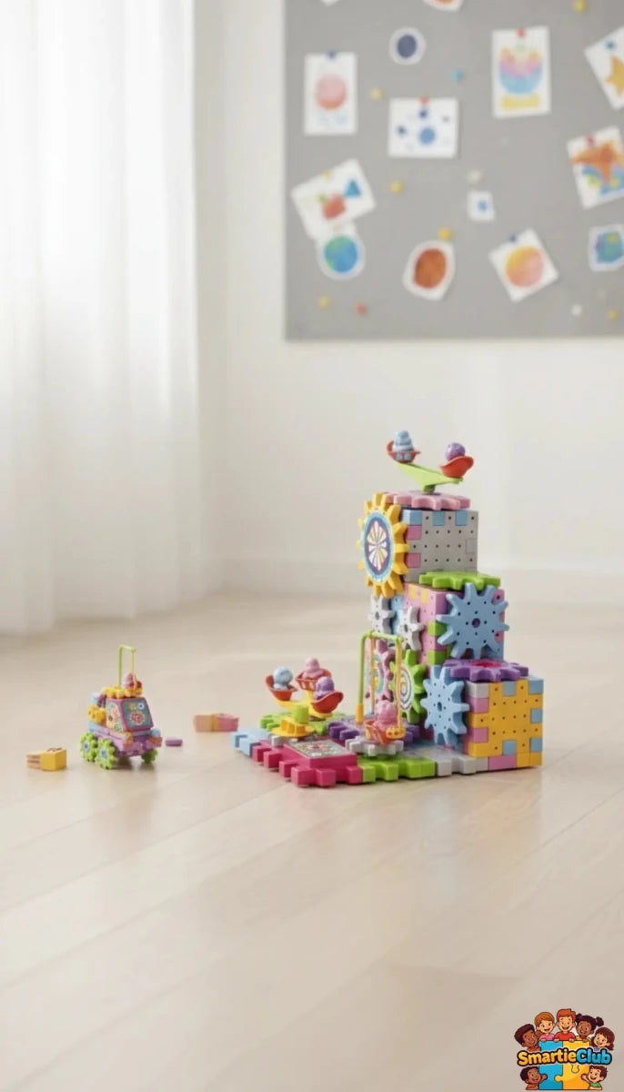 Dynamic building gears set 83 pieces - SmartieClub